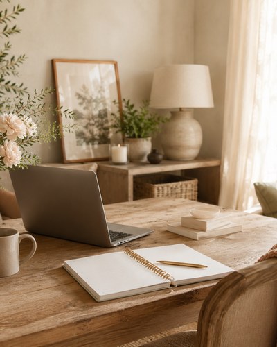Cozy InterestDecor workspace