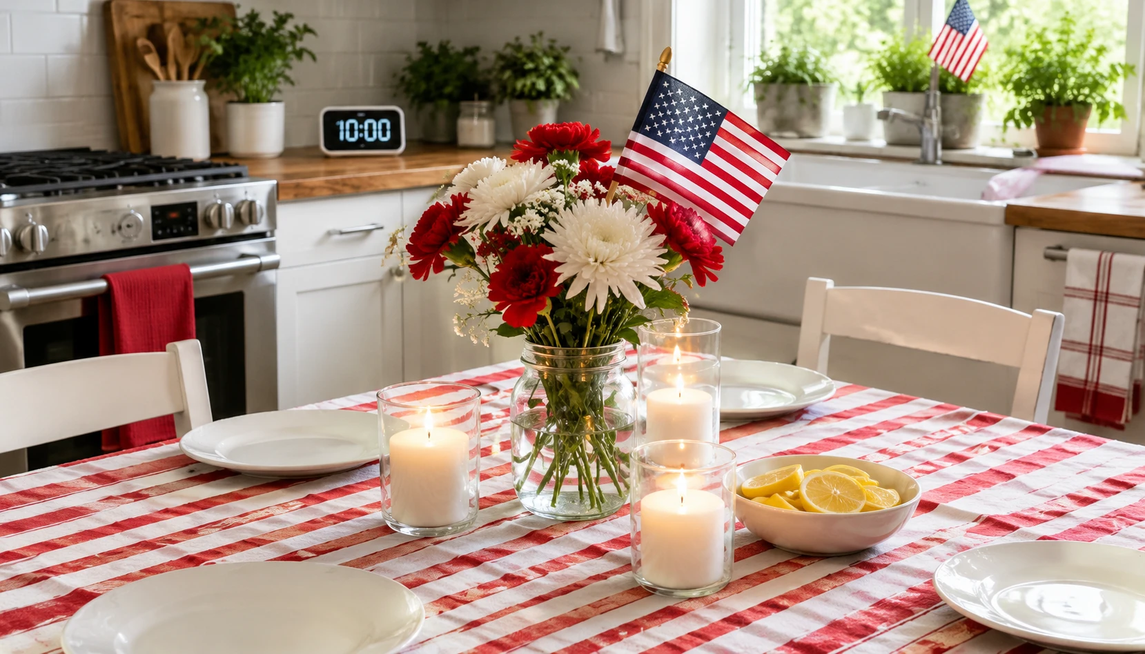 Quick last minute 4th of July decor ideas that take under 10 minutes each for instant patriotic home transformation