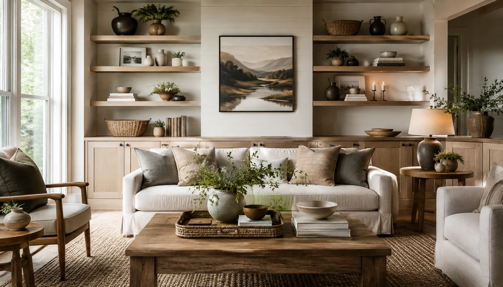 Group Small Objects demonstrated in a realistic ordinary home interior